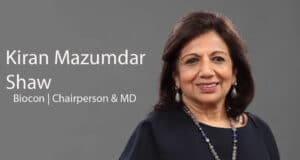 Kiran Mazumdar Shaw- Chairperson & MD of Biocon | Women Leaders