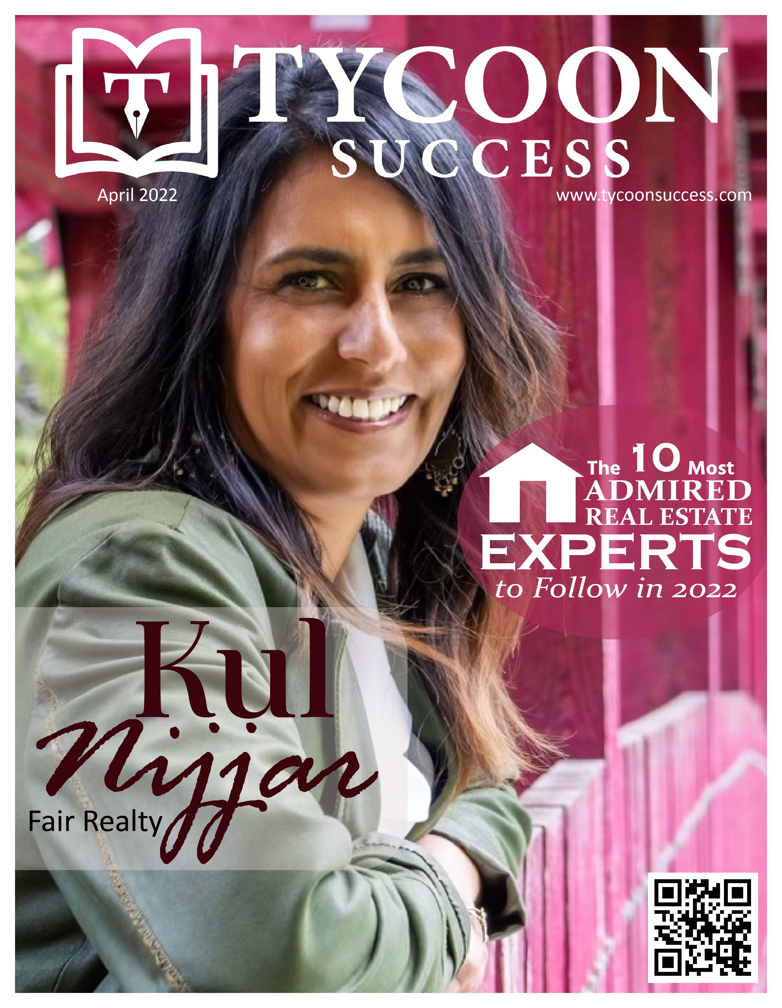 Cover Page | The 10 Most Admired Real Estate Experts to Follow in 2022 | Tycoon Success | Business Magazine