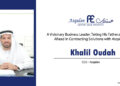 Khalil Hassan Oudah, CEO of Asqalan