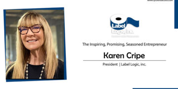 Karen Cripe, the President of Label Logic