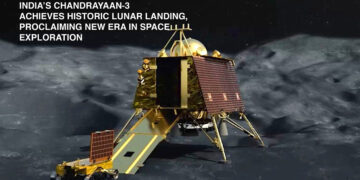 India's Chandrayaan-3 Achieves Historic Lunar Landing, Proclaiming New Era in Space Exploration