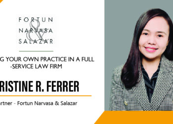 Kristine R. Ferrer | Partner | Fortun Narvasa & Salazar | Tycoon Success Magazine