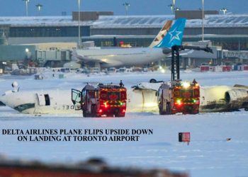Delta Airlines Plane Flips