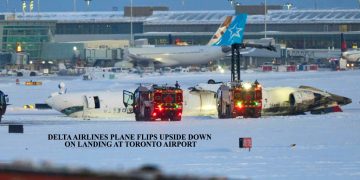 Delta Airlines Plane Flips