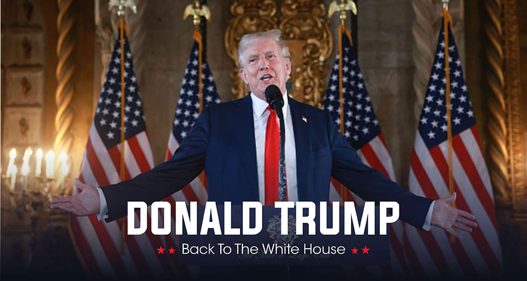 Donald Trump back to the White House