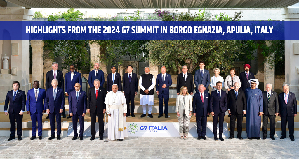 Highlights from the 2024 G7 Summit in Borgo Egnazia, Apulia, Italy